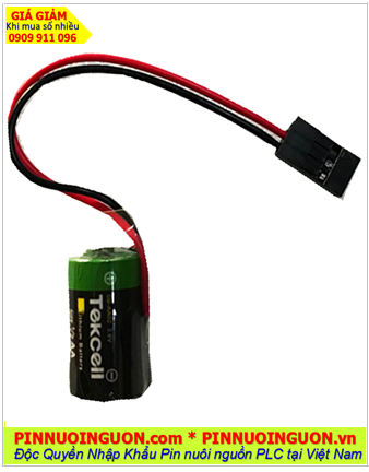 Tekcell SB-AA02; Pin nuôi nguồn PLC Tekcell SB-AA02 lithium 3.6v 1/2AA 1200mAh chính hãng _Xuất xứ Hàn Quốc